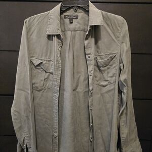 Women's Green Casual Button Down